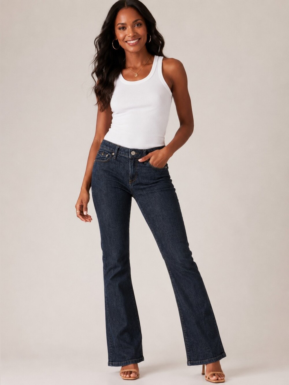 Banana Republic Dark Wash Boot Cut Jeans